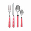 Wave Flatware Collection - Watermelon & Pink, 16pc