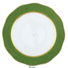 Herend Silk Ribbons Charger - Fern