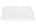 The Camilla Pique Coverlet by Matouk, crafted from pure cotton with smooth, slightly wavy edges, is neatly folded and displayed on a plain white background.