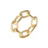 Chain Link Napkin Ring Collection - Gold