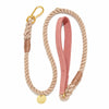 Waxed Cotton Canvas Leash Collection - Nantucket Pink