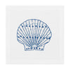 Speckled Shell Coaster Set - Blue