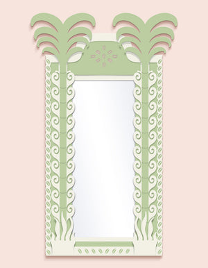 FLEUR x Cece Bowman Coco Palm Floor Mirror