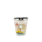 The Baobab Collection Cities Cote d'Azur Candle by Baobab features a vibrant cityscape design and is topped with a black ribbon.