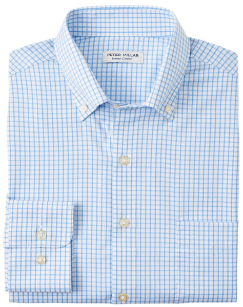 Peter Millar Hanford Performance Twill Sport Shirt