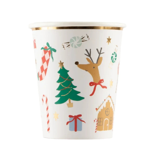 Meri Meri Jolly Christmas Cups (8)