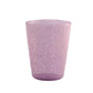 A translucent, textured, light purple acrylic cup from the Memento Pink Acrylic Drinkware Collection is displayed against a plain white background—ideal for outdoor dining and fans of functional acrylic tableware.