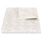 Folded bed sheet from the Matouk Duma Diamond Bedding Collection, featuring a beige and white abstract dotted geometric pattern and expertly crafted from luxurious Egyptian cotton percale, displayed on a plain white background.