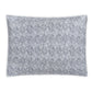 Rectangular pillow from the Matouk Duma Diamond Bedding Collection featuring a black and white diamond-shaped geometric pattern on a crisp white background.