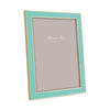Gold Trim Enamel Frame Collection - Turquoise