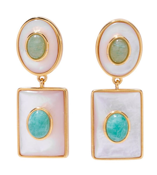 Lizzie Fortunato Ethereal Pool Earrings