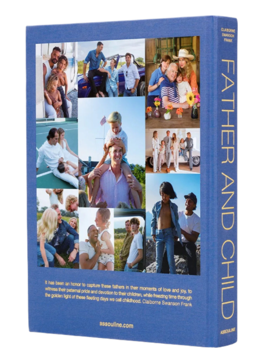 Assouline’s "Father and Child" celebrates modern fatherhood, featuring a collage of fathers with their children in diverse outdoor and casual moments.