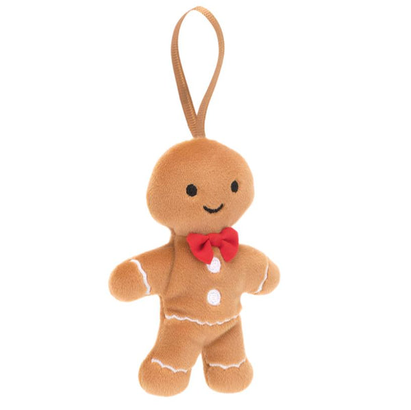 Jellycat Festive Folly Gingerbread Fred Ornament