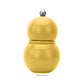 The Addison Ross Chubbie Salt and Pepper Mill Collection features a yellow, rounded two-part mill labeled "Buttercream," with a ceramic mechanism and silver knob, shown against a plain white background.