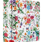 Two hardcover copies of "Gucci: The Art of Silk" by Assouline, with white covers adorned in vibrant floral and botanical motifs inspired by the Gucci Archive and classic Gucci silk scarf designs, placed side by side.