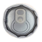 Top view of the Olipup Grrrape Dog Toy by Haute Diggity Dog, a plush squeaky toy styled like a soda can with pull tab and metal rim—perfect for playful pups who love fun and engaging toys.