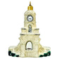 Add Palm Beach flair to your tree with the Palm Beach Clock Tower Custom Ornament by Joy To The World Collectibles, Inc.—a handmade white stone clock tower with a clock face and gold hanging loop.