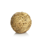The Zodax Rattan Fill Ball Collection features spherical balls crafted from interwoven rattan, shown on a white background—ideal for bringing natural charm and an organic aesthetic to your home decor.