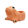 Ceramic Frog Collection - Coral Pink