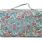 The Walker Valentine Handled Brush and Makeup Case offers floral style, a handle, and brush compartments—perfect for carrying your essentials on the go.