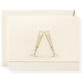 The Karen Adams Just Married Card Set includes a hand-embellished, cream card with embossed champagne glasses and a matching envelope—a perfect natural white note card for a thoughtful hostess gift.