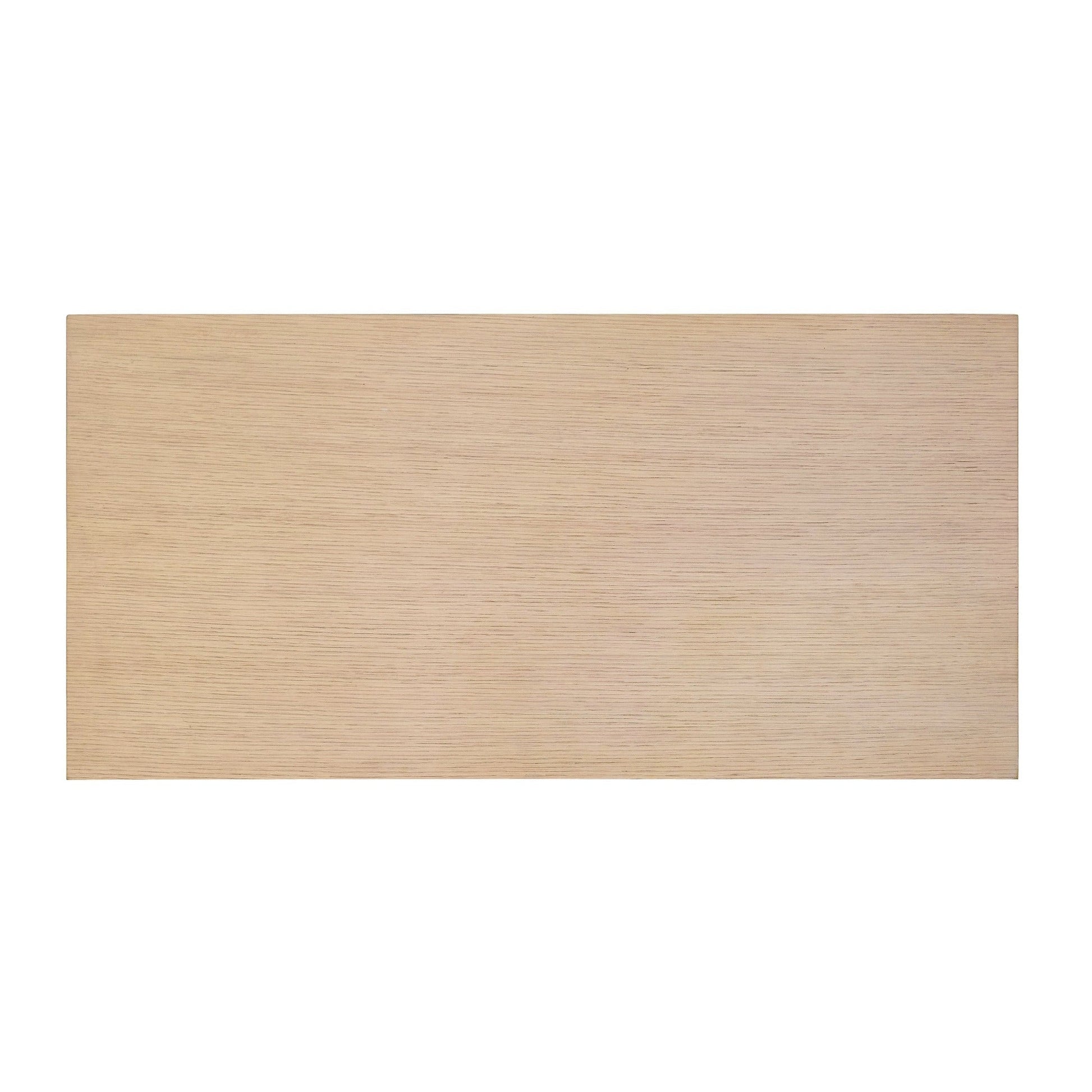 A rectangular sheet of light grey wood veneer with a smooth, subtle grain reminiscent of the Isabella Side Table by Bunny Williams, shown against a white background.