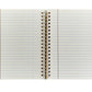 An open Graphic Image Spiral Notebook Refill, 7”, with premium quality lined pages, viewed from above.