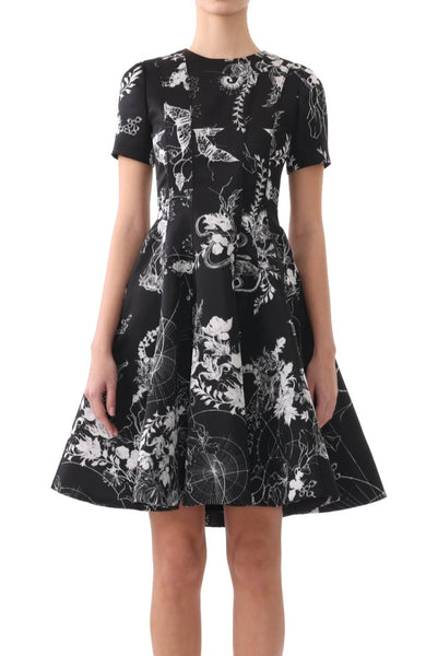 Jason Wu Collection Floral Jacquard Short Dress