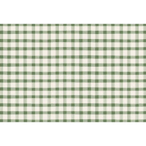 Add a timeless touch to your table with the Hester & Cook Dark Green Painted Check Rectangle Placemat, featuring a classic green and white gingham pattern with evenly spaced horizontal and vertical lines—perfect as a stylish placemat or placemat pad.
