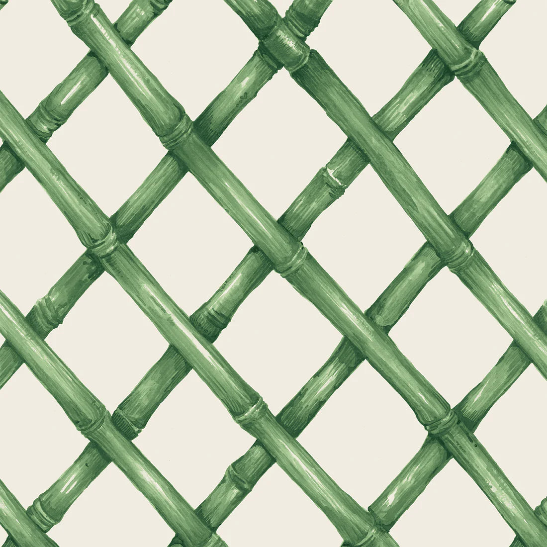 Add a fresh touch to your table with the Hester & Cook Lattice Napkin Collection, featuring a green bamboo lattice pattern on a light background—perfect for placemats or cocktail napkins.