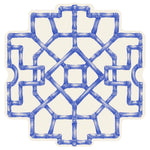Featuring a blue geometric pattern reminiscent of bamboo segments, Hester & Cook's Die-cut Bamboo Placemat Collection adds festive style and symmetry to your table decor.