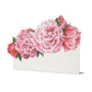 The Hester & Cook Peony Collection features a blank white card adorned with painted pink peonies along the top—perfect for inviting guests to garden parties or elegant bridal brunches.