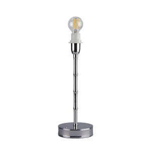 The Addison Ross Bamboo Rechargeable Lamp Base is a modern cordless lamp with a bamboo base, featuring an exposed LED filament bulb for sleek, portable illumination.