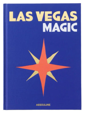 Cover of the Assouline book "Las Vegas Magic," featuring a starry design that encapsulates the city's vibrant neon signs.