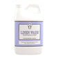 Le Blanc Linen Wash, Lavender Lady scent, in a 64 fl. oz. bottle—ideal for laundering luxury bed linens, table linens, and clothing, even with gentle cold water washes.