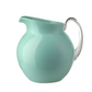 The Acrylic Palla Pitcher by Mario Luca Giusti, featuring a rounded body and clear handle, exemplifies the brand’s signature harmony and aesthetic innovation against a clean white background.