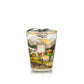 Baobab Collection Far West candle jar decorated with a colorful illustration of a Western landscape featuring mountains, horses, and farm buildings.