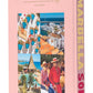 Marbella Sol" by Assouline reveals Marbella's charm through stunning images of its lively marina, colorful potted plants, a thatched roof structure surrounded by palm trees, and people in vibrant attire, showcasing the allure of the European Miami.