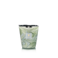 The Baobab Collection Leaves Marius Candle by Baobab features a green marbled design with a gold label in hand-blown glass, displayed against a plain white background.