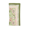 Mira Napkin Set - Green & Pink