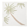 Palm Coast Napkin Set - White / Green