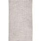 A classic gray linen napkin from the Kim Seybert Classic Napkin Set, featuring an embroidered border and "Gray" elegantly printed at the bottom.