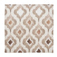 The Watercolor Ikat Napkin Set by Kim Seybert features a hand-painted beige, brown, and cream Ikat pattern on white fabric, inspired by linen watercolor designs.
