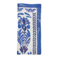 The Kim Seybert Botanica Napkin Set features blue and white floral-patterned napkins with blue borders, adding vintage charm to your table.