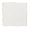 Lune Napkin Set - White, Gold & Silver