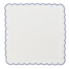 Lune Napkin Set - White & Navy