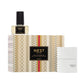 Experience the warmth of the Nest Holiday Collection with a festive fragrance bottle, sleek white diffuser, and decorative box—perfect for filling your space with the signature scent of Nest all season long.