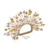 Fun Burst Napkin Ring - White/Gold/Silver