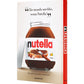 Assouline’s “Nutella” book showcases a Nutella jar cover with the phrase “Che mondo sarebbe, senza Nutella.” and a white lid—a charming tribute to the beloved spread.