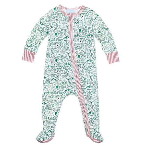 Joy Street North Pole Christmas Baby Onesie